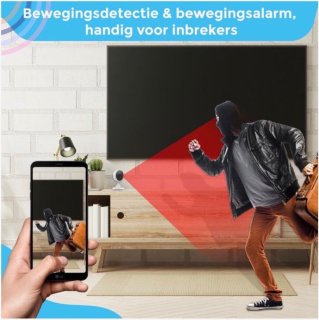 Babyfoon met camera 1080HP Wifi Night Vision