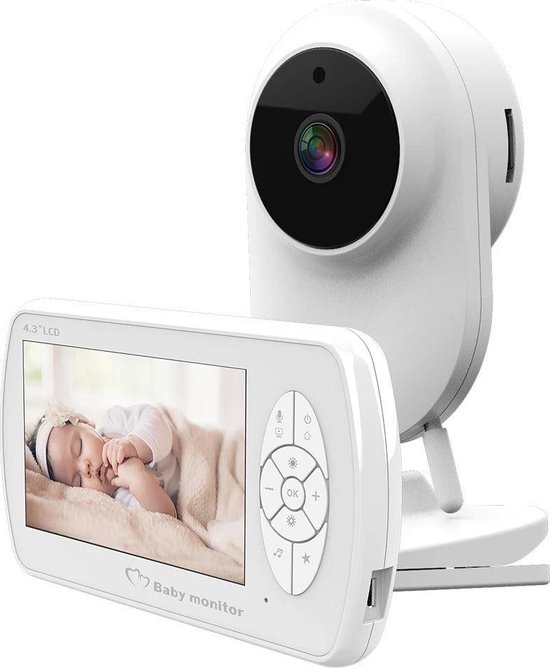 Babyfoon met Camera 1080P Draadloos Wit