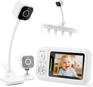 Babyfoon met camera 1080p hd wit