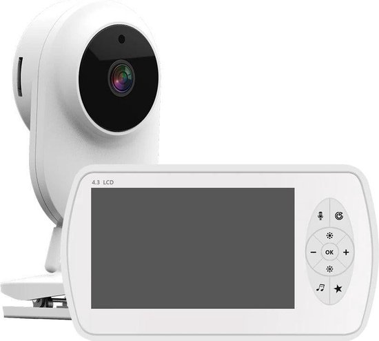 Babyfoon met Camera 2MP 1080P Wit EU Plug