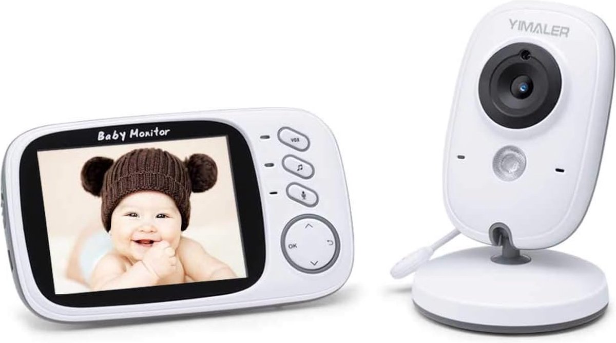 Babyfoon met camera 3,2 inch draadloos
