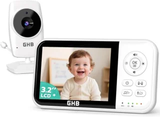 Babyfoon met camera - 3,2 inch HD scherm