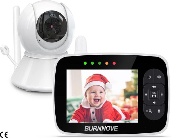 Veilige bewaking met draaibare camera en slim scherm