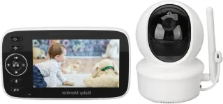 Babyfoon met camera 4.3 inch wit