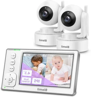Babyfoon met camera 43 inch - Wit