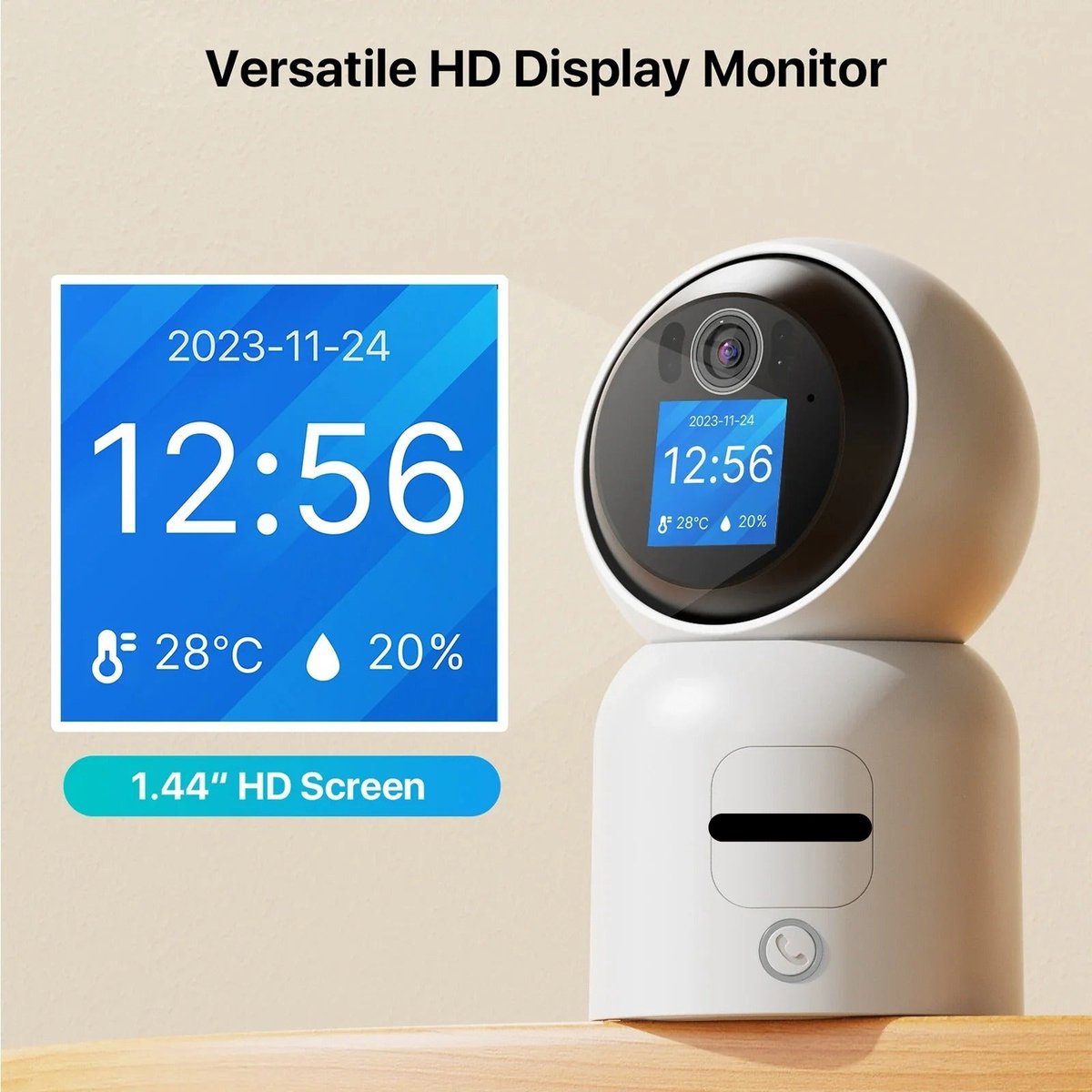 Babyfoon met Camera 4MP WiFi IP Smart - Wit