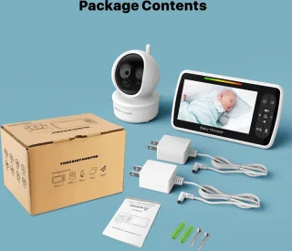 Babyfoon Met Camera 5 Inch Nederlands Display Zonder Wifi