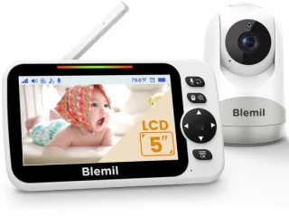 Babyfoon met camera, 5 inch scherm