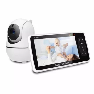 Babyfoon met camera 5 inch