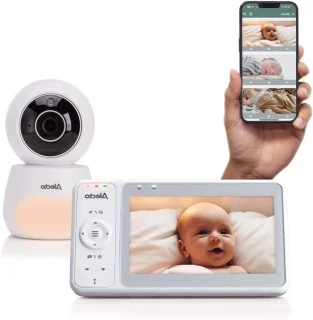 Babyfoon met camera 5 inch