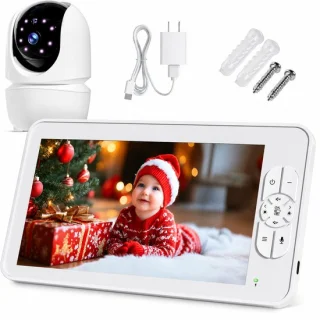Babyfoon met camera 7 inch scherm