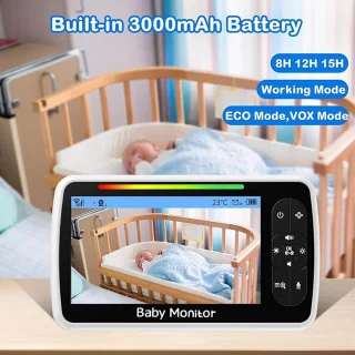 Babyfoon met camera (baby monitor)