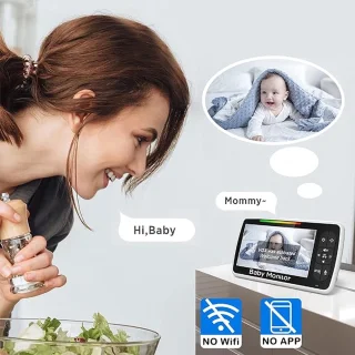 Babyfoon met camera (baby monitor)
