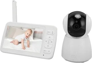 Babyfoon met camera - Baby Monitor - Wit