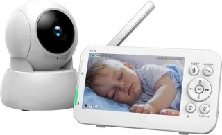 Babyfoon met camera – babymonitor - 5 inch HD-scherm