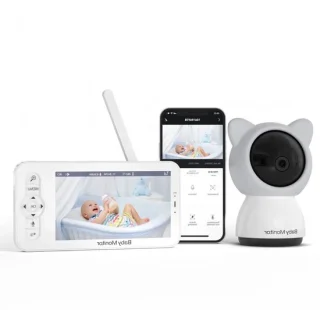 Babyfoon met camera - binnencamera (grijs)