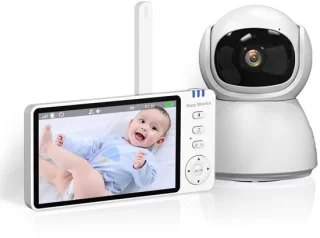 Babyfoon met camera en 5 inch display