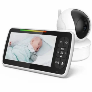 Babyfoon met camera en 5 inch monitor