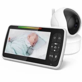 Babyfoon met camera en 5 inch monitor