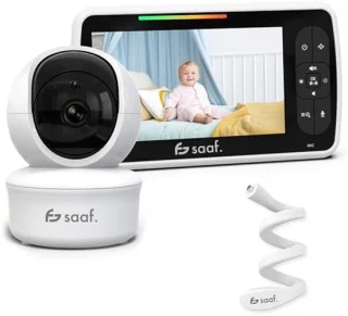 Babyfoon met camera en 5 inch monitor