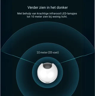 Babyfoon met Camera en App Wit - Petcam