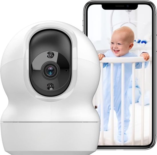 Babyfoon met Camera en App Wit - Petcam