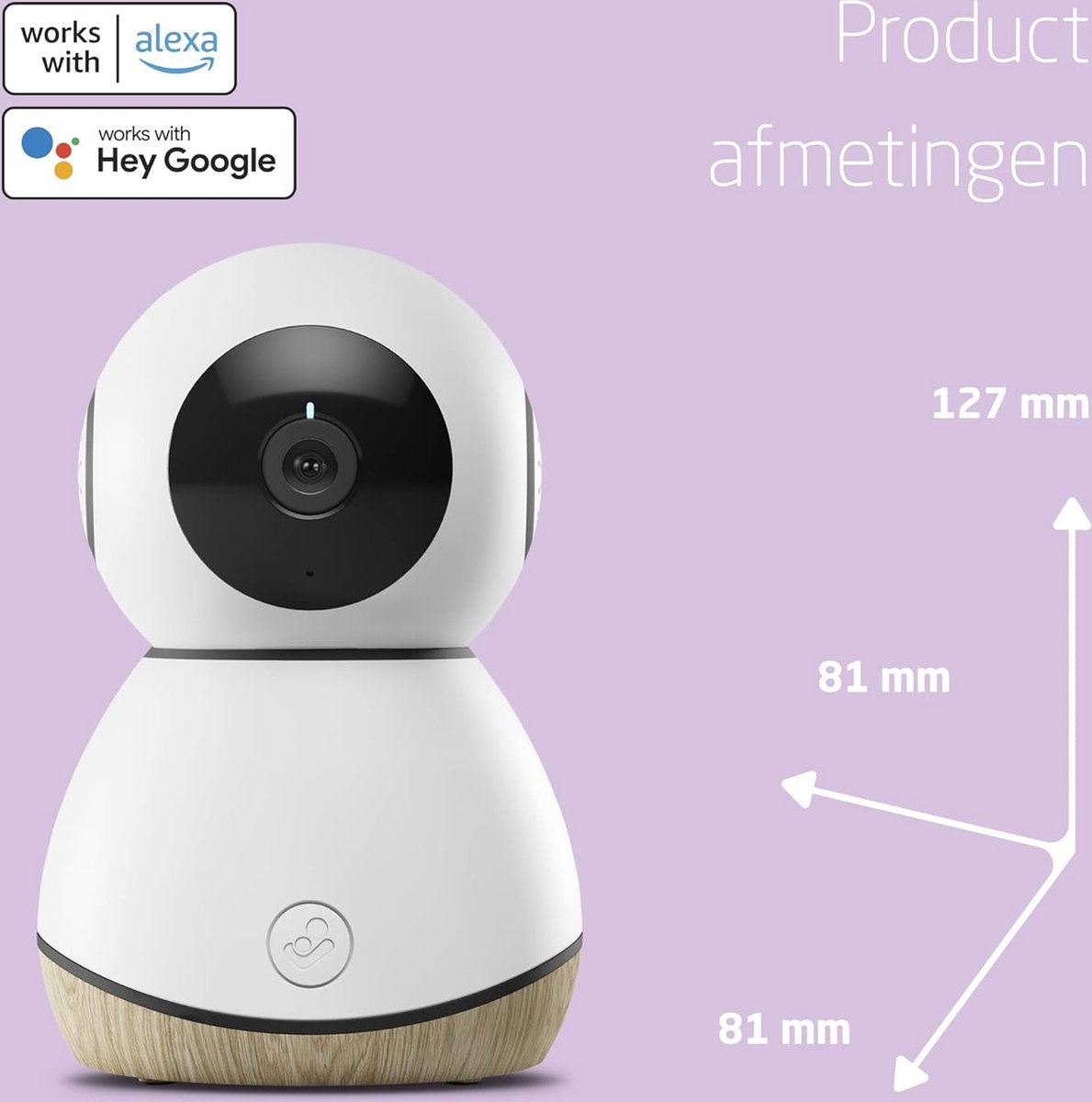 Babyfoon met camera en audio