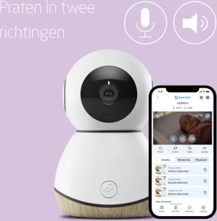 Babyfoon met camera en audio