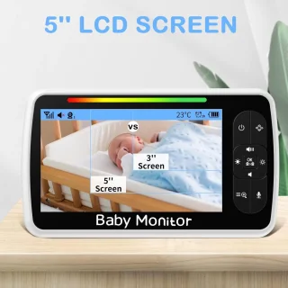 Babyfoon met camera en audio