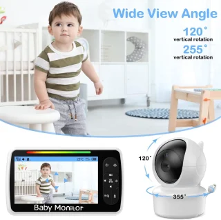 Babyfoon met camera en audio