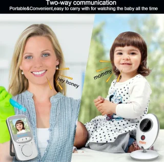Babyfoon met camera en audio