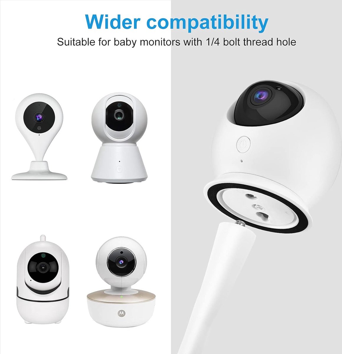 Babyfoon met camera en audio
