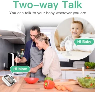Babyfoon met camera en audio