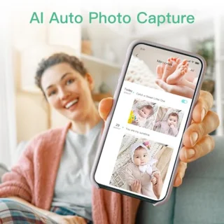 Babyfoon met camera en audio