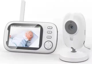 Babyfoon met Camera en Monitor 360° Rotatie