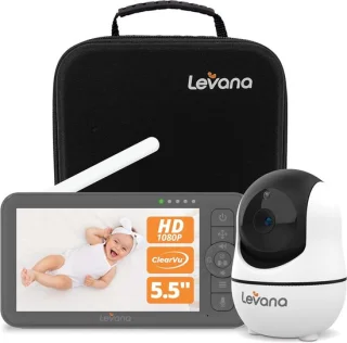 Babyfoon met camera en monitor