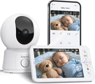 Babyfoon met camera en monitor