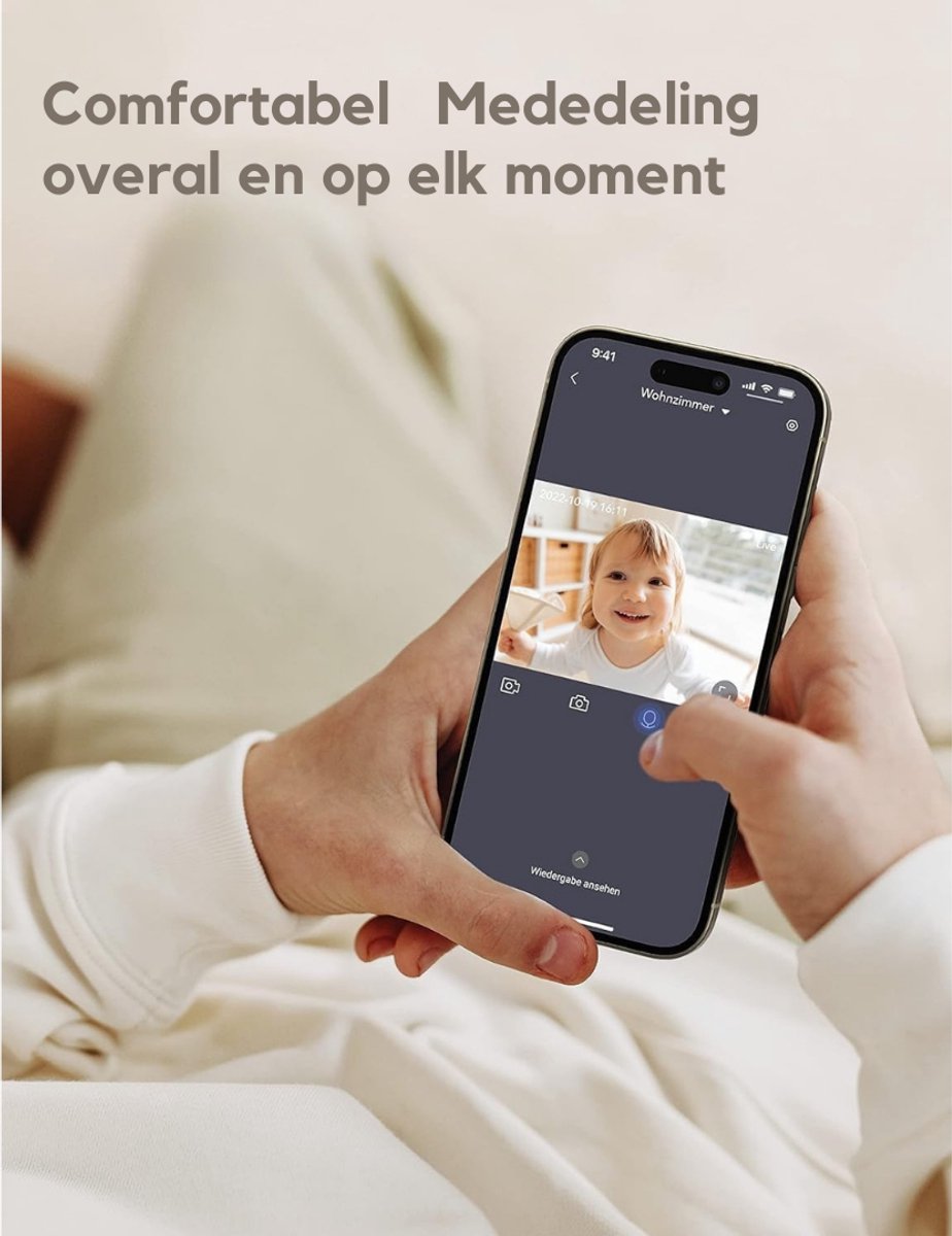 Babyfoon Met Camera En Scherm - Draagbare Baby Monitor