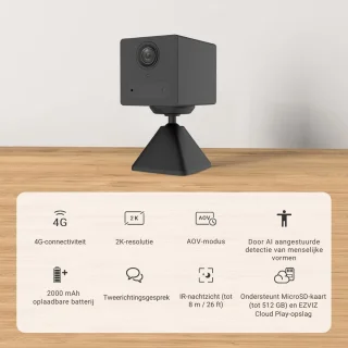 Babyfoon Met Camera En Scherm - Draagbare Baby Monitor - Huisdiercamera