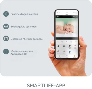 Babyfoon met Camera en Scherm - Draagbare Baby Monitor