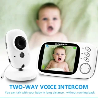 Babyfoon met Camera en Scherm Wit 50m Binnen 250m Buiten
