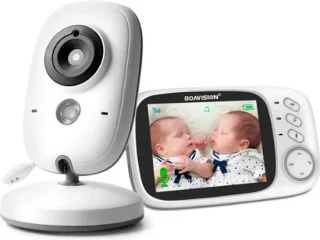 Babyfoon met Camera en Scherm Wit