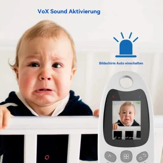 Babyfoon met camera en standaard