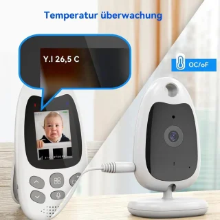 Babyfoon met camera en standaard