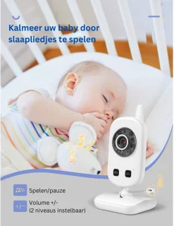 Babyfoon met Camera Full HD Zwart Wit