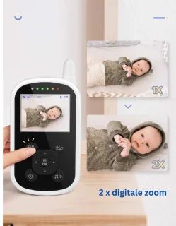 Babyfoon met Camera Full HD Zwart Wit