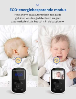 Babyfoon met Camera Full HD Zwart Wit