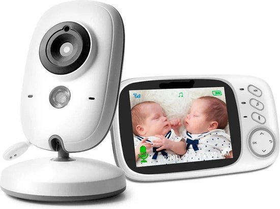 Babyfoon met Camera LCD 3.2" Wit