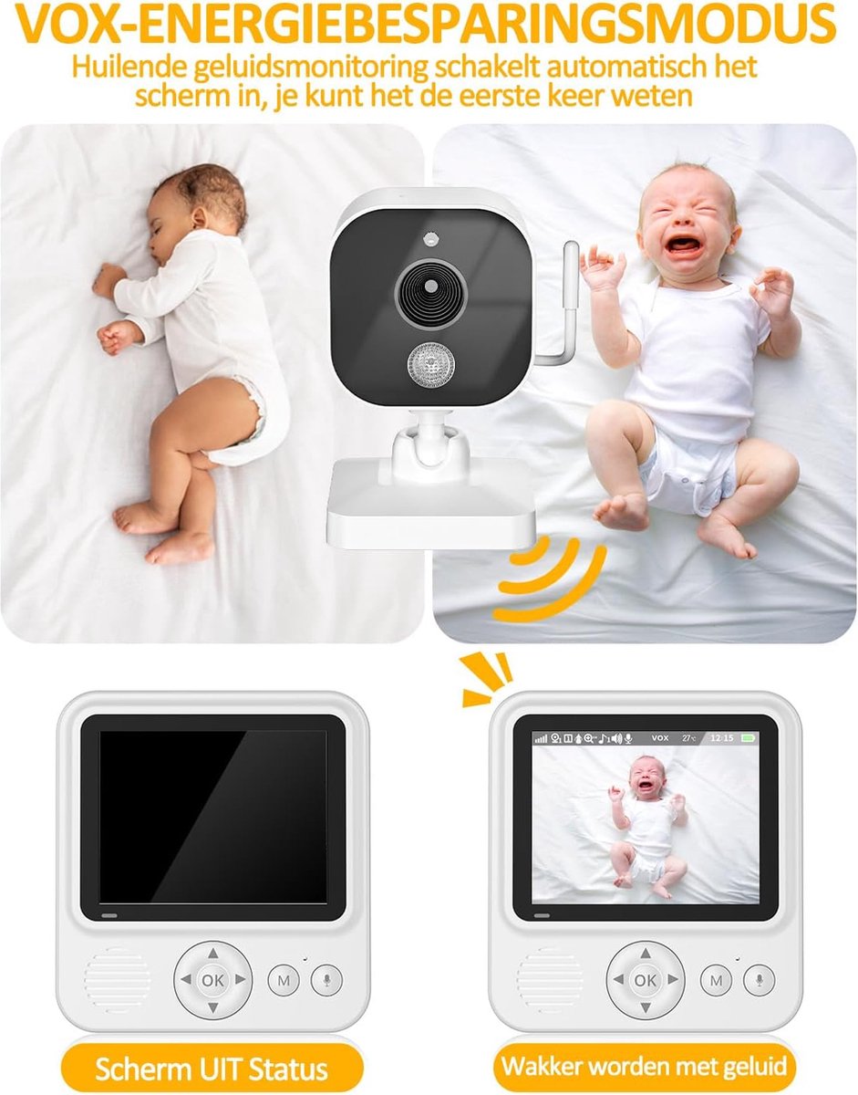 Wat vinden we goed aan de Babyfoon met camera Oplaadbaar Intercom Systeem