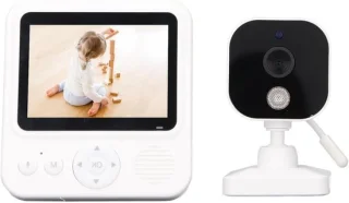 Babyfoon met camera (oudermonitor) - wit